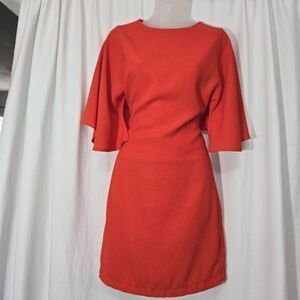 Aishop cape sleeves dress sz small